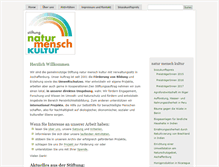 Tablet Screenshot of natur-mensch-kultur.de